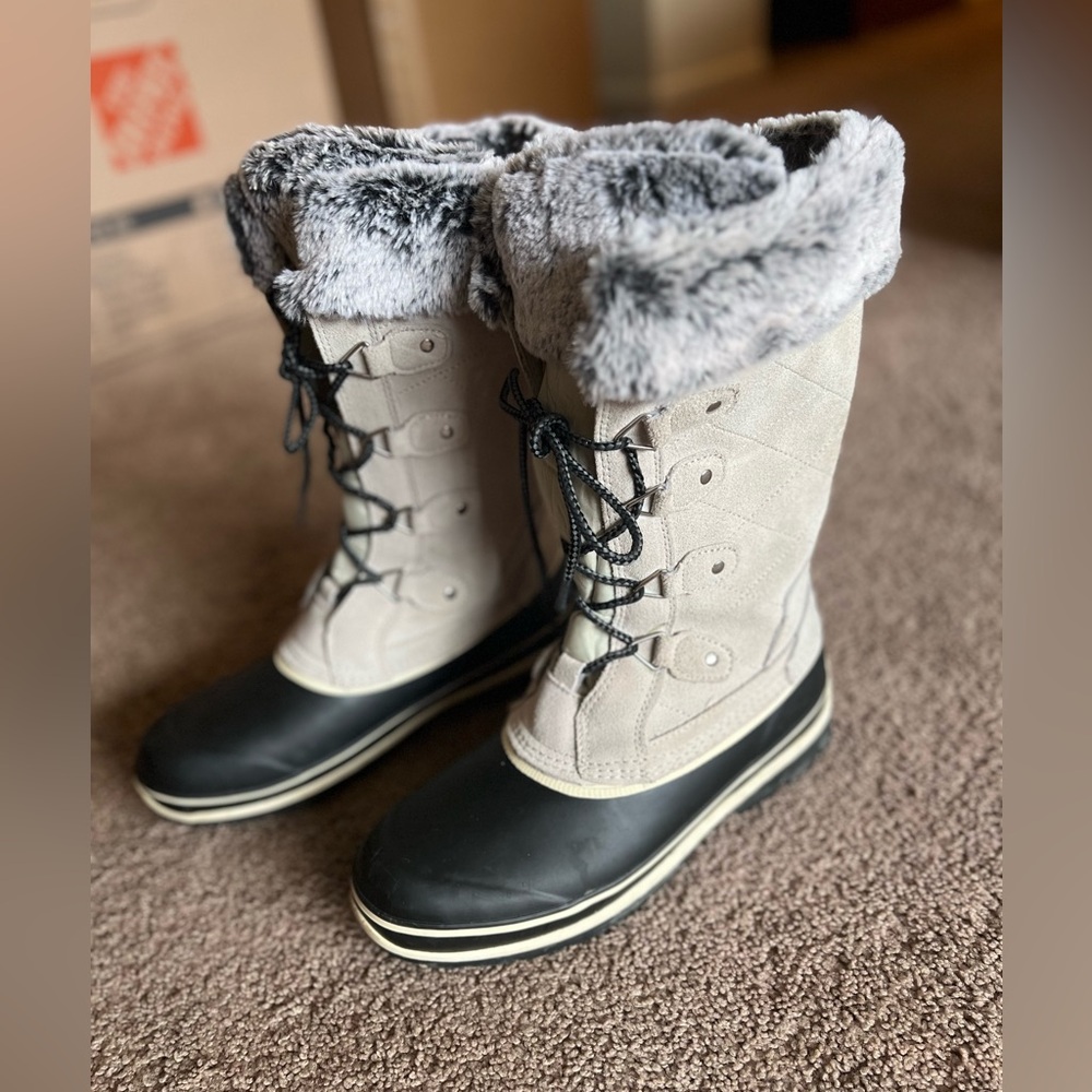 KHOMBU Emily Winter snow boots 🖤🩶